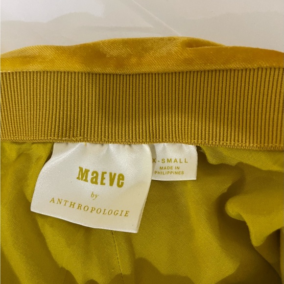 Maeve by Anthropologie velvet skirt - Picture 3 of 4